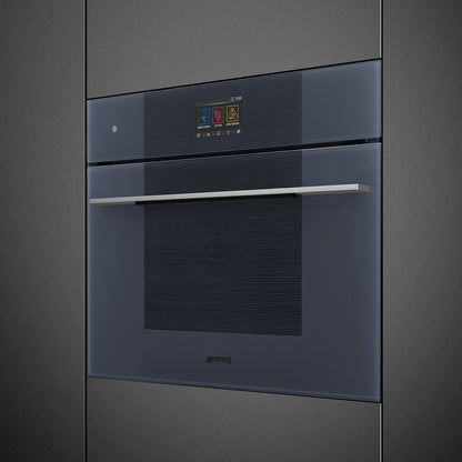 Smeg Linea 45cm Galileo Omnichef Compact Steam Oven - Neptune Grey