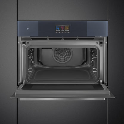 Smeg Linea 45cm Galileo Omnichef Compact Steam Oven - Neptune Grey