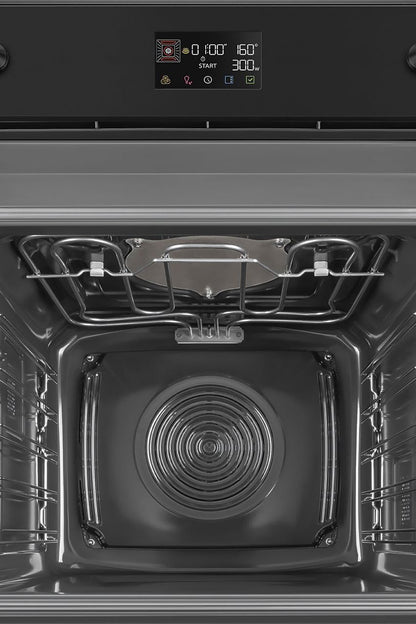 Dark Slate Gray Smeg Classic Galileo SpeedwaveXL Microwave Oven, Assisted Vapour