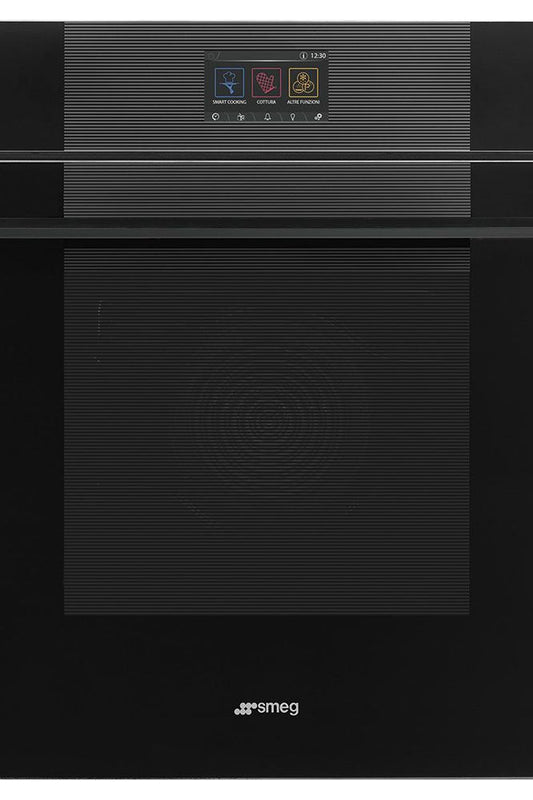 Black Smeg Linea Galileo SteamOne Oven