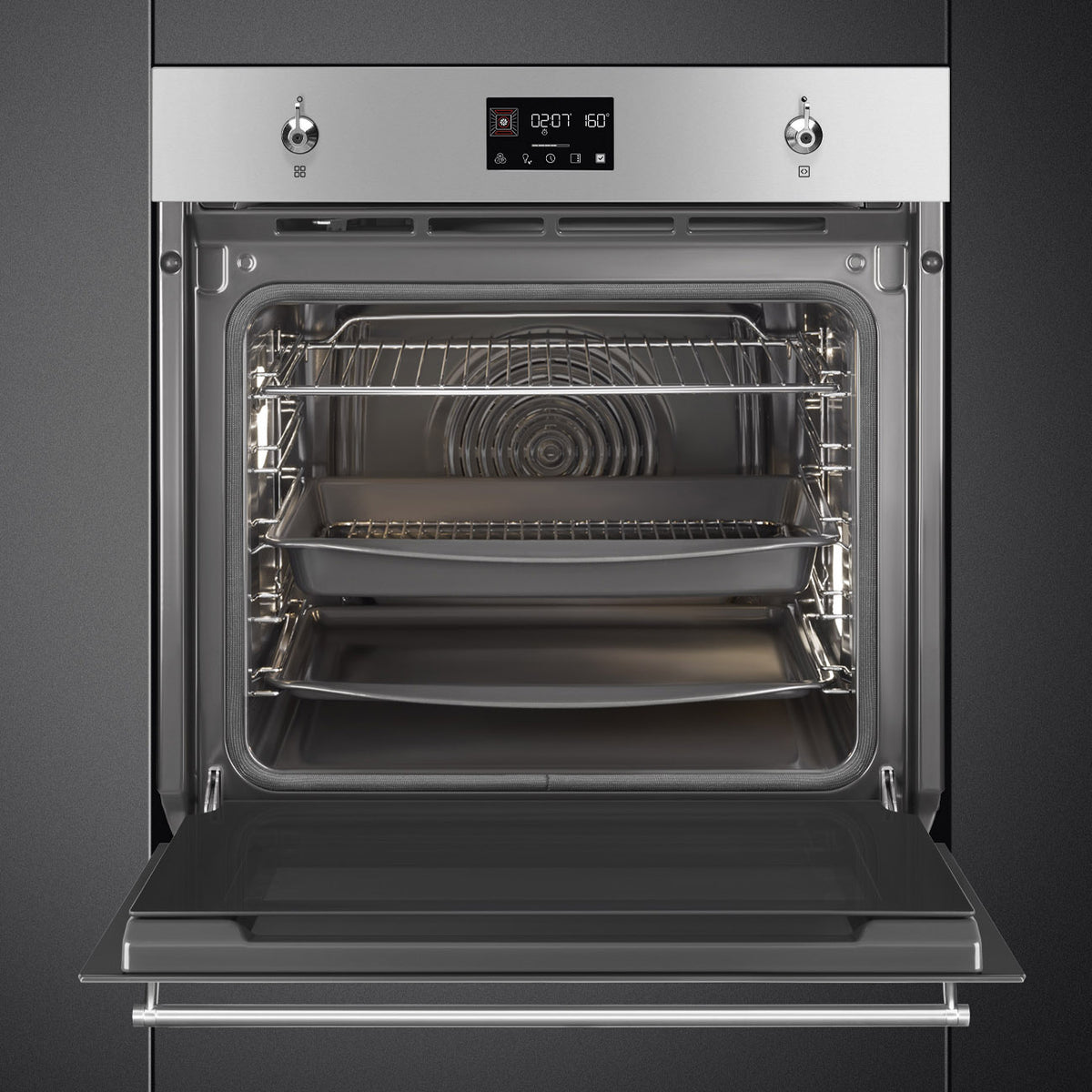 Smeg Classic Galileo 60cm Built-In Pyrolytic Oven - Stainless Steel - Core Appliances