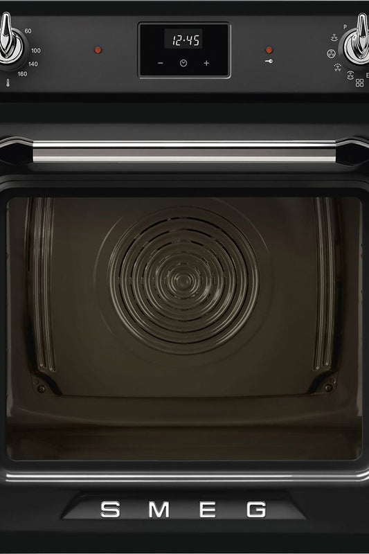 Black SMEG Galileo Victoria Traditional Oven