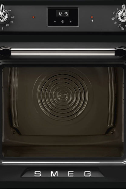 Black SMEG Galileo Victoria Traditional Oven