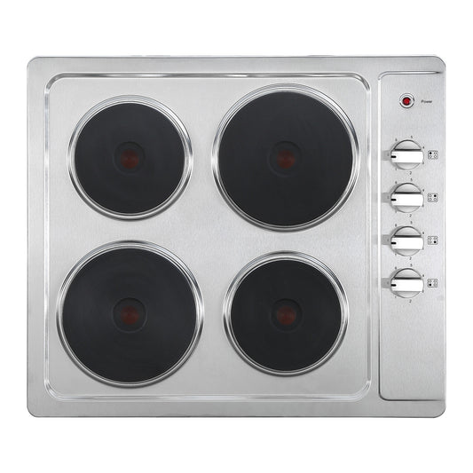 Light Gray Montpellier SP601X Solid Plate Hob