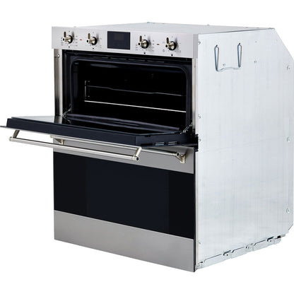 Smeg Classic 60cm Built-Under Multifunction Double Oven - Stainless Steel - Core Appliances