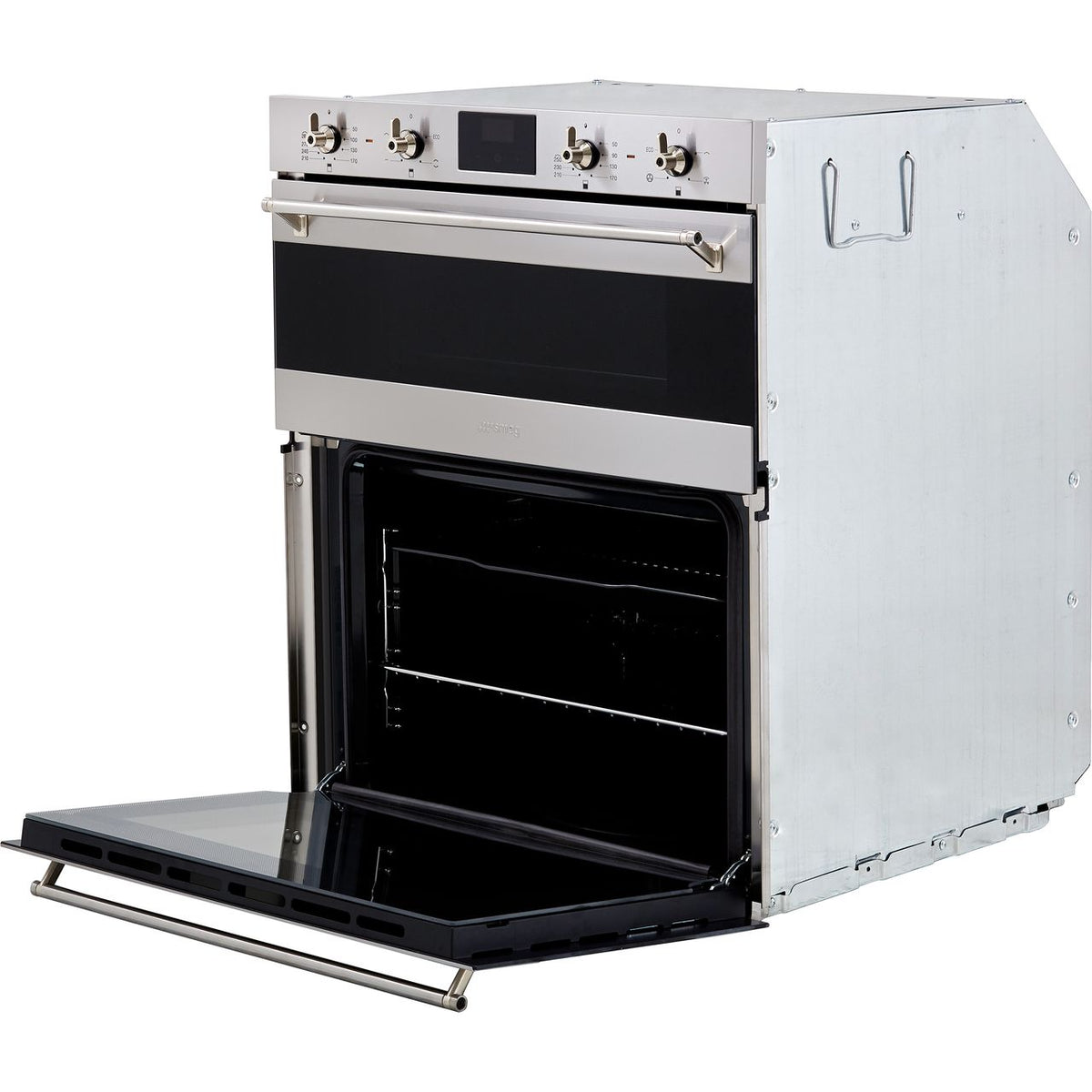 Smeg Classic 60cm Built-Under Multifunction Double Oven - Stainless Steel - Core Appliances