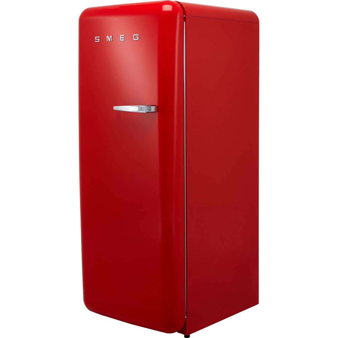 Firebrick SMEG 50s Style Fridge-Freezer, Freestanding, with Ice Compartment, Total Capacity 281 Litres