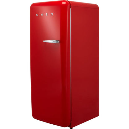 Firebrick SMEG 50s Style Fridge-Freezer, Freestanding, with Ice Compartment, Total Capacity 281 Litres