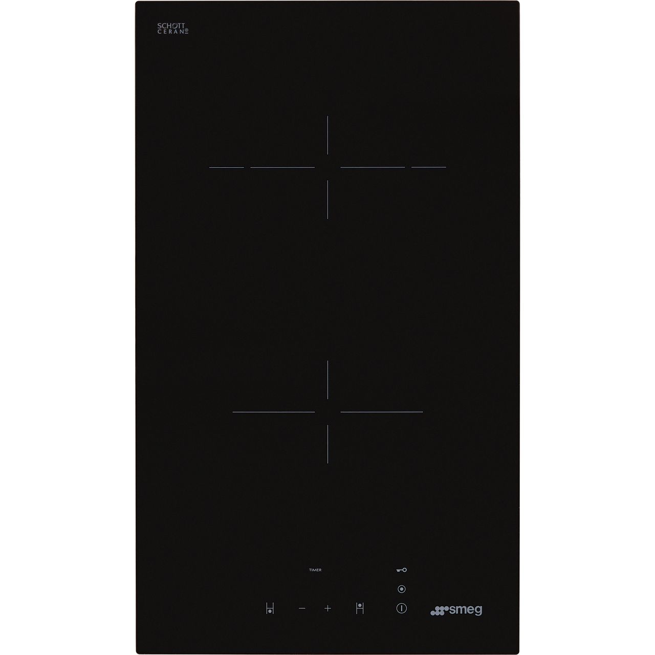Black SMEG Ceramic Hob