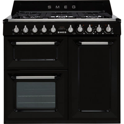 Smeg Victoria 100cm Dual Fuel Range Cooker with Three Cavities - Multiple Colours