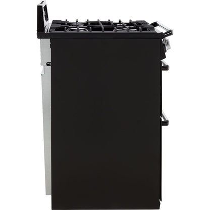Smeg Victoria 60cm Dual Fuel Range Cooker with Gas Hob - Black - Core Appliances