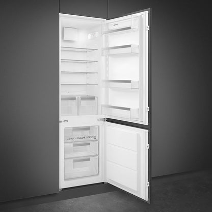 Smeg 70/30 Integrated Frost Free Fridge Freezer - White