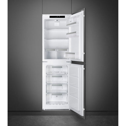 Smeg 50/50 Integrated Frost Free Fridge Freezer 242 Litre - White - Core Appliances