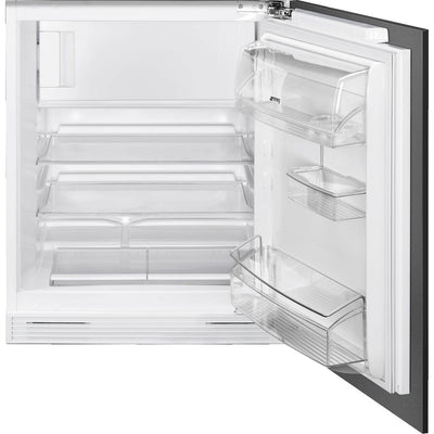 Smeg Built-In Under Counter Fridge with Ice Box 128L - White