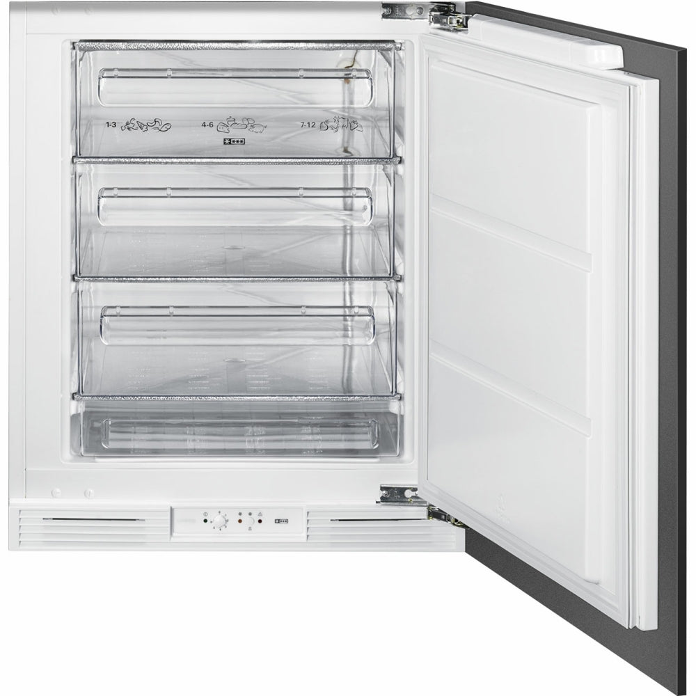 Light Gray SMEG Freezer, Integrated, Under Counter