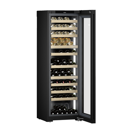 Liebherr WPgbi5273 Vinidor Selection Multi-Temperature Wine Cooler — 104 Bottles — BlackSteel - Core Appliances