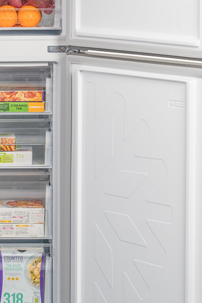 Light Gray SIA 317L No Frost Freestanding Fridge Freezer