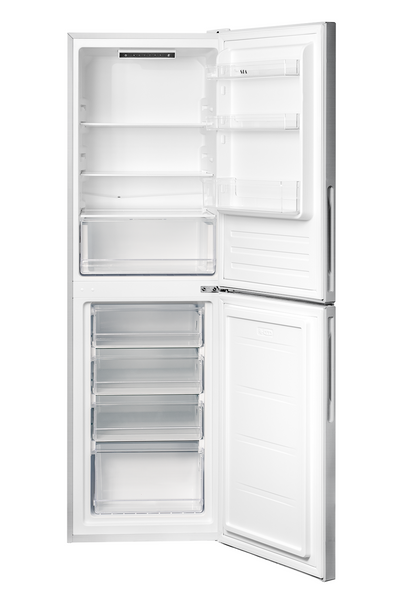 Lavender SIA 50/50 Split Silver Freestanding 252L Combi Fridge Freezer
