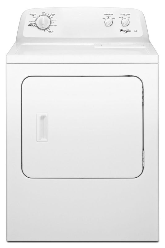 Lavender Whirlpool GRADED Atlantis 3LWED4705FW Classic American Style Vented Dryer, 15kg - Out Of Stock