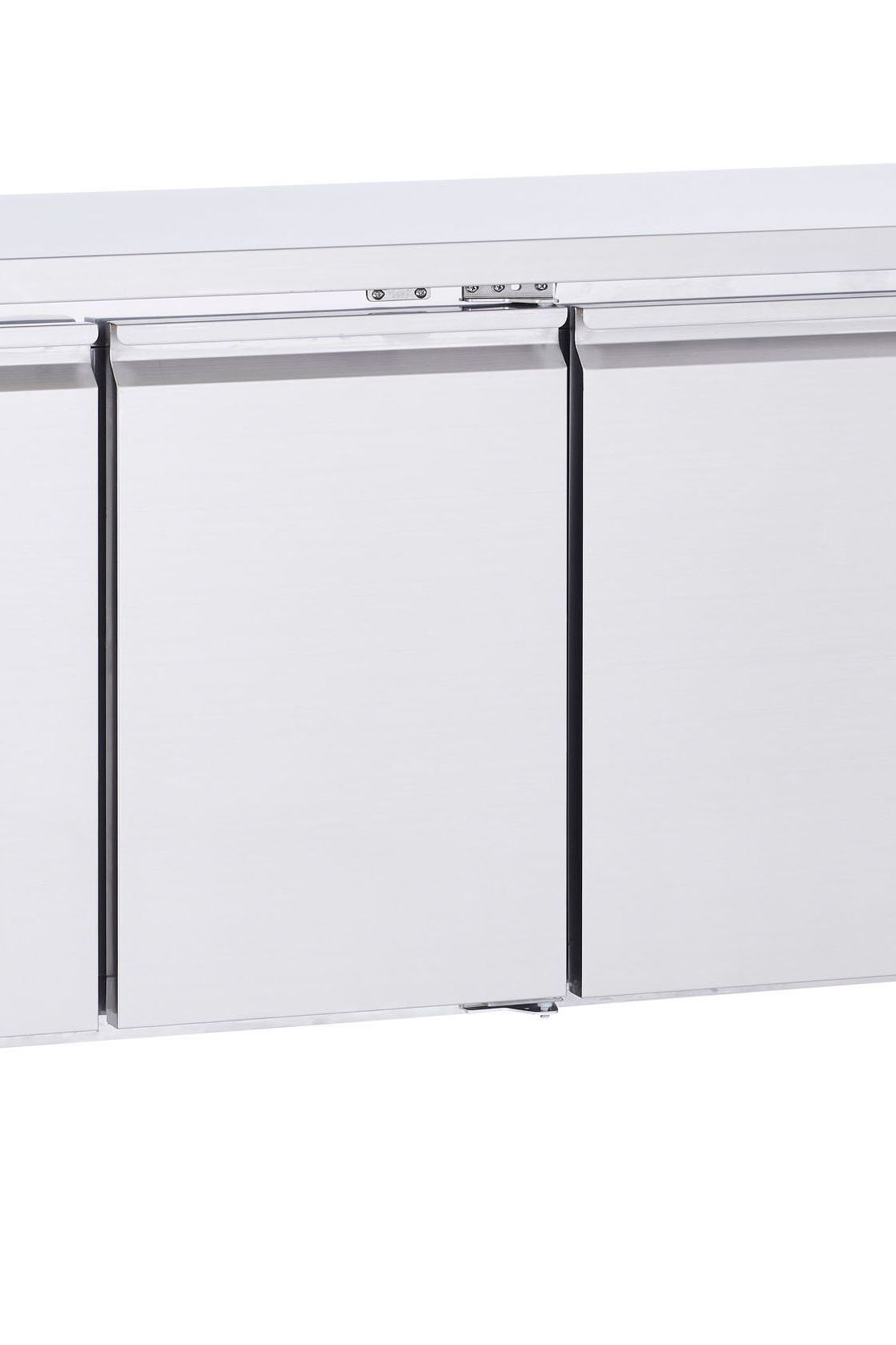 Light Gray Sterling Pro Cobus SPCF300N 3 Door Freezer Counter, 417 Litres - In Stock