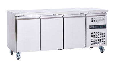 Sterling Pro Cobus SPCF300N 3 Door Freezer Counter, 417 Litres - In Stock