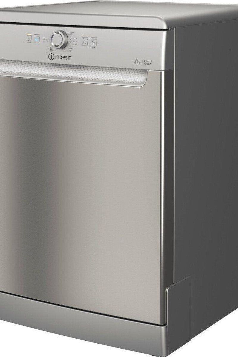Slate Gray Indesit Freestanding Dishwasher Inox Full size