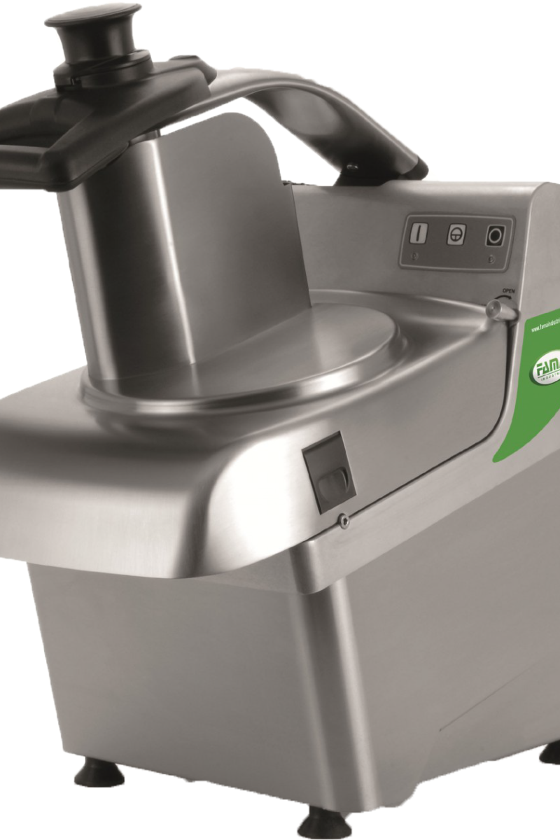 Slate Gray Fama FTV300 Heavy Duty Veg Prep With 6 Discs - Low Stock