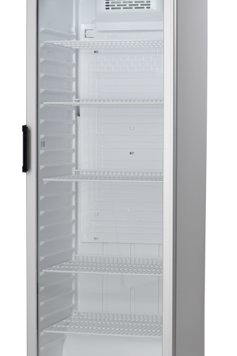 Gray Vestfrost FKG410 Single Door Upright Fridge, 381 Litres - Discontinued