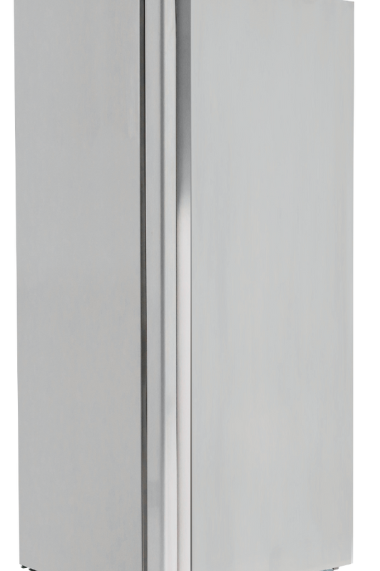 Gray Sterling Pro Cobus SPF600S Single Door Stainless Steel Upright Freezer, 580 Litres - In Stock