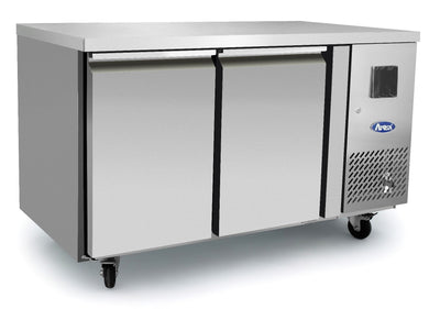 Atosa 2 Door Heavy Duty Preparation Counter Freezer, 280 Litres