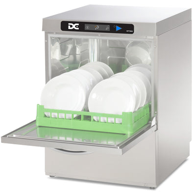 DC OXD50AD Optima Range 500mm Basket Frontloading Commercial Dishwasher with Break Tank & Drain Pump - 18 Plates - Contact Us For Availability