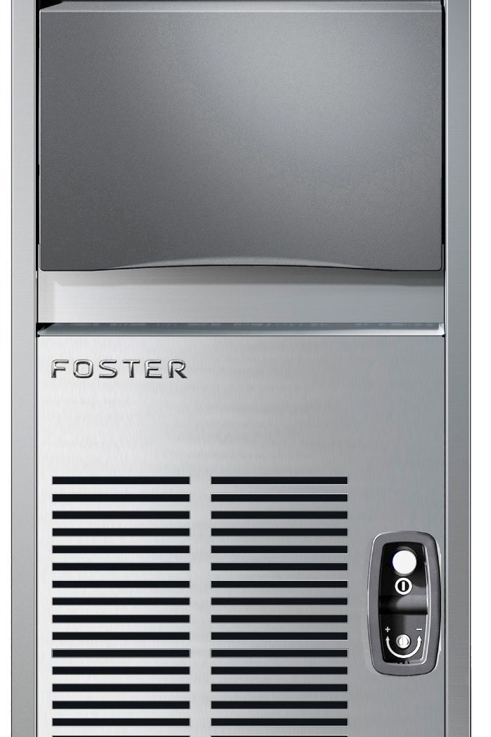 Light Slate Gray Foster FS20/27-105 Air Cooled Ice Cuber, 20kg/24hrs Output / 6.5kg Storage - Discontinued