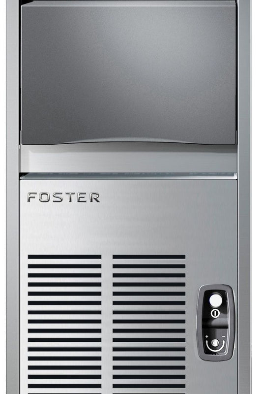 Light Slate Gray Foster FS20/27-105 Air Cooled Ice Cuber, 20kg/24hrs Output / 6.5kg Storage - Discontinued