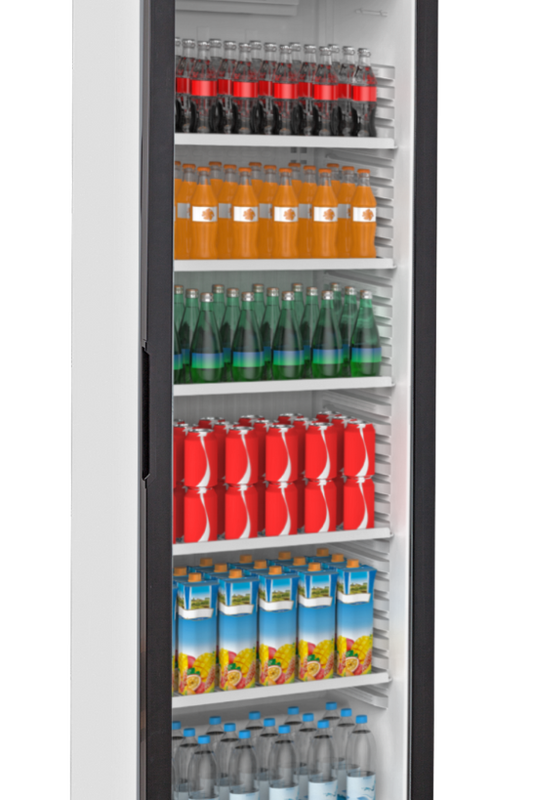 Gray Sterling Pro Green SPG385 Upright Single Door Display Chiller, 379 Litres - Out Of Stock
