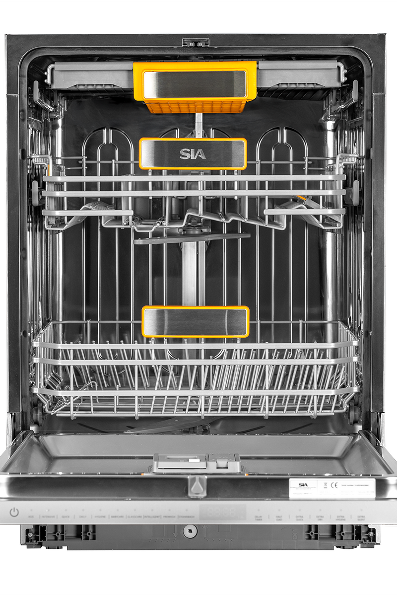 Dark Slate Gray SIA 60cm Integrated Dishwasher