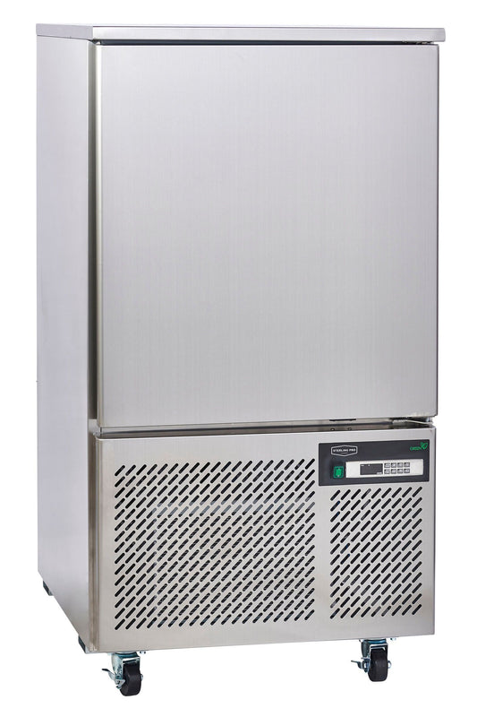 Gray Sterling Pro Cobus SP40BC 10-Grid Single Door Blast Chiller / Freezer, 40kg/28kg - In Stock