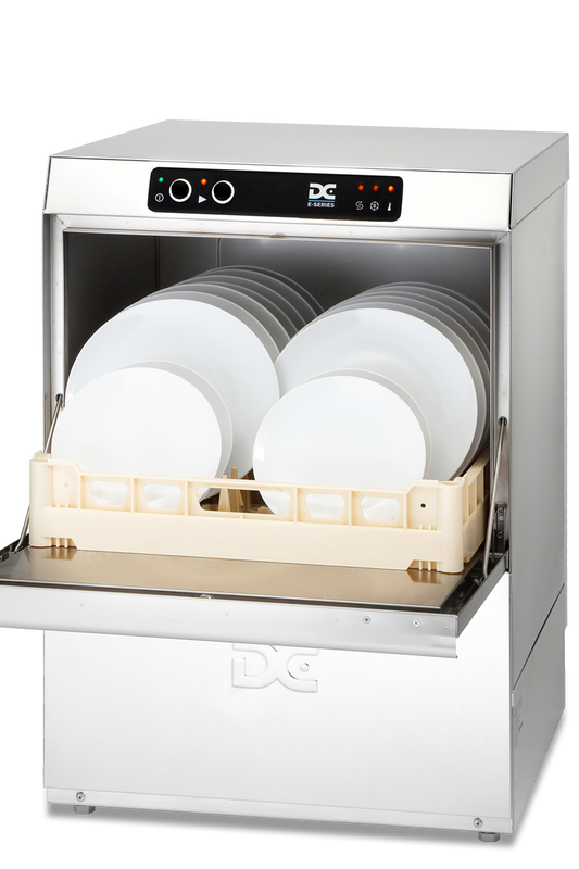 Light Gray DC ED50 Economy Range 500mm Basket Frontloading Commercial Dishwasher, 18 Plates - Contact Us For Availability