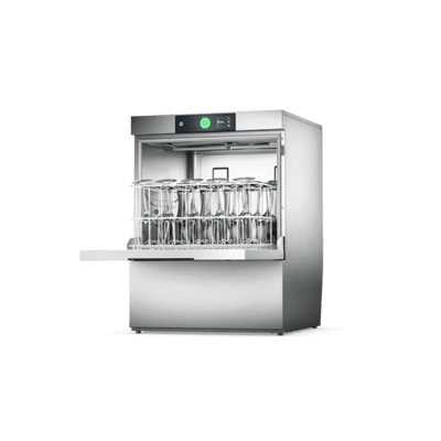 Hobart GPCROIW-10B 500mm Basket Frontloading Commercial Glasswasher with Chemical Pump, Drain Pump & RO, 25 Pint Capacity - Contact Us For Availability