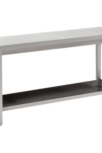 Gray Diverso WR-TXT4-14 Work table ECO with undershelf - Contact Us For Availability
