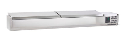 Sterling Pro Cobus SPT2000-330-SS Topping Well with Stainless Steel Lid, 10 x GN1/4 - In Stock