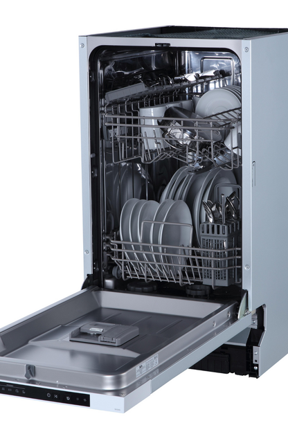 Dark Slate Gray SIA 45cm Integrated Slimline Dishwasher