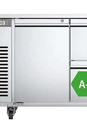 Light Gray Foster EP1/2H/43-142 EcoPro G3 1 Door & 2 Drawer Refrigerated Counter, 280 Litres - Contact Us For Availability