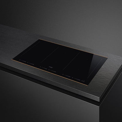 Smeg Classic 80cm Five Zone Induction Hob with Slider Controls - Black Glass - Core Appliances