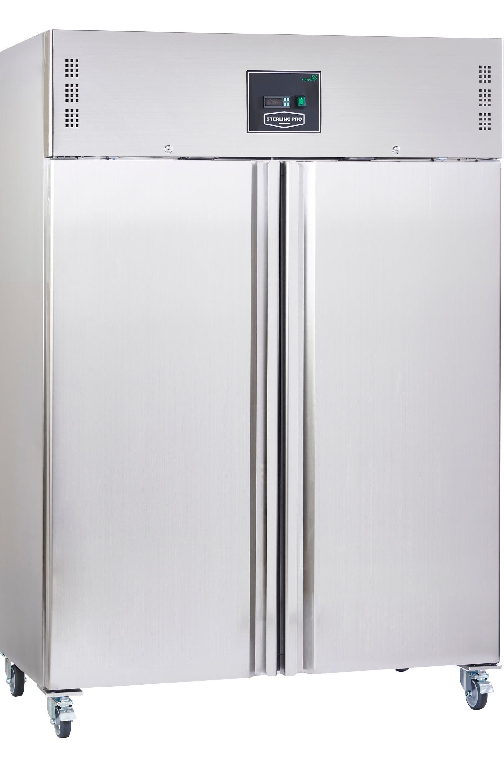 Light Gray Sterling Pro Cobus SPF212NV Double Door Gastronorm Freezer, 1200 Litres - In Stock