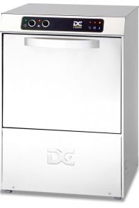 Light Gray DC SD40A Standard Range 400mm Basket Commercial Dishwasher with Break Tank - 11 Plates - Contact Us For Availability