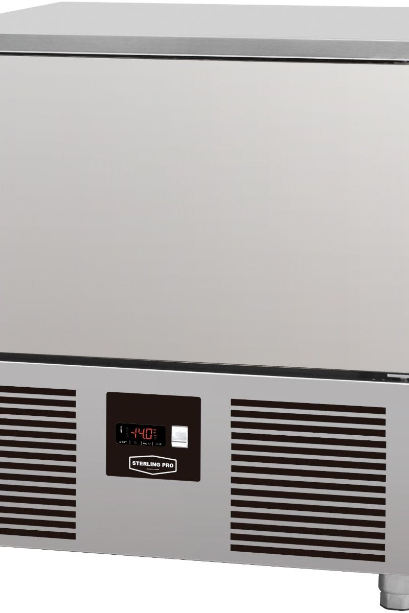 Gray Sterling Pro SP0523BC-HC 5 Grid Single Door Blast Chiller / Freezer, 23kg/13kg - Low Stock