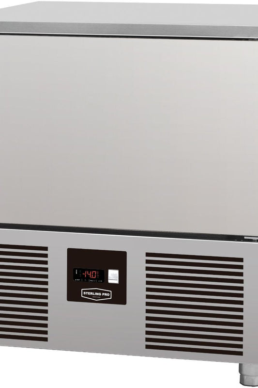 Gray Sterling Pro SP0523BC-HC 5 Grid Single Door Blast Chiller / Freezer, 23kg/13kg - Low Stock