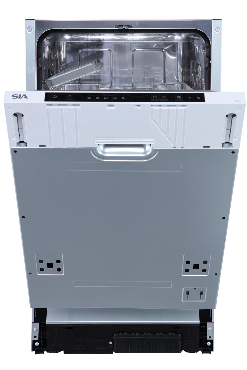 Slate Gray SIA 45cm Integrated Slimline Dishwasher