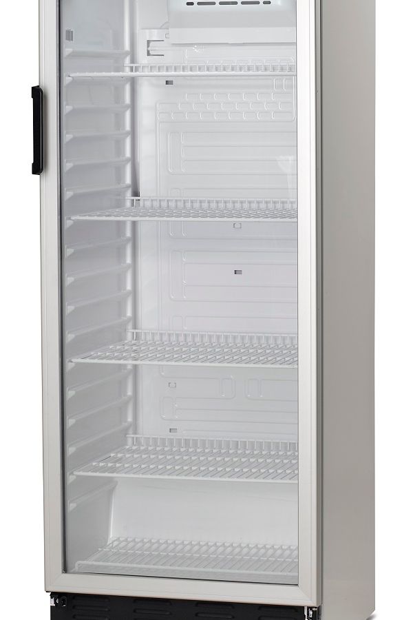 Gray Vestfrost FKG 311 Single Door Upright Display Cooler, 281 Litres - Discontinued