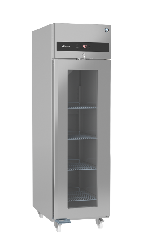 Dark Gray Hoshizaki Premier KG 60 C DR U Glass Single Door Stainless Steel Upright Display Refrigerator, 480 Litres - Contact Us For Availability